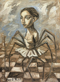 Aranya del fianchetto de dama-Ángel Ros