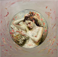 Posando entre flores - Salvador Santana